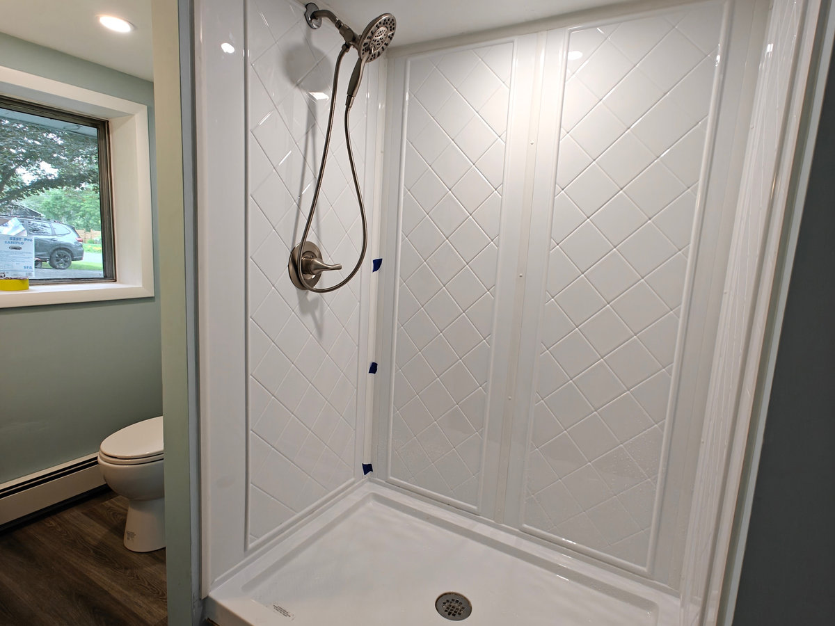 Shower install