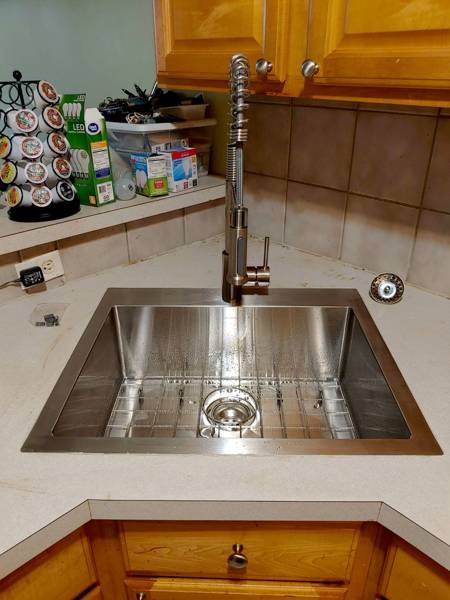Plumbing job completed by the Word Of Mouth Plumbing team