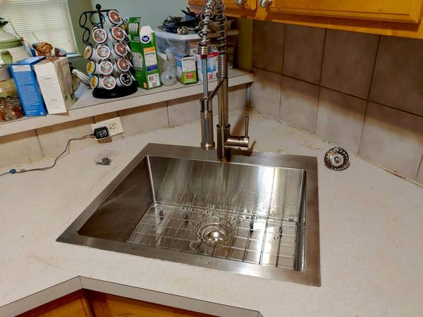 Plumbing job completed by the Word Of Mouth Plumbing team