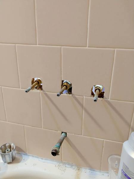 Plumbing job completed by the Word Of Mouth Plumbing team