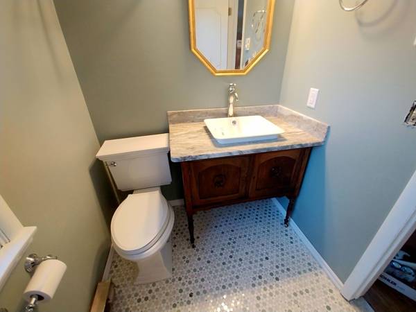 Plumbing job completed by the Word Of Mouth Plumbing team