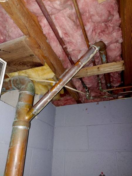Plumbing job completed by the Word Of Mouth Plumbing team