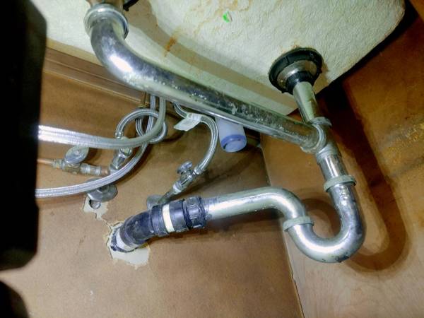 Plumbing job completed by the Word Of Mouth Plumbing team