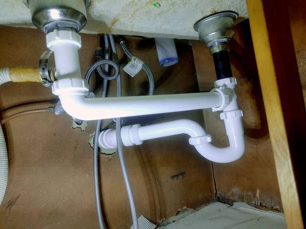 Plumbing job completed by the Word Of Mouth Plumbing team