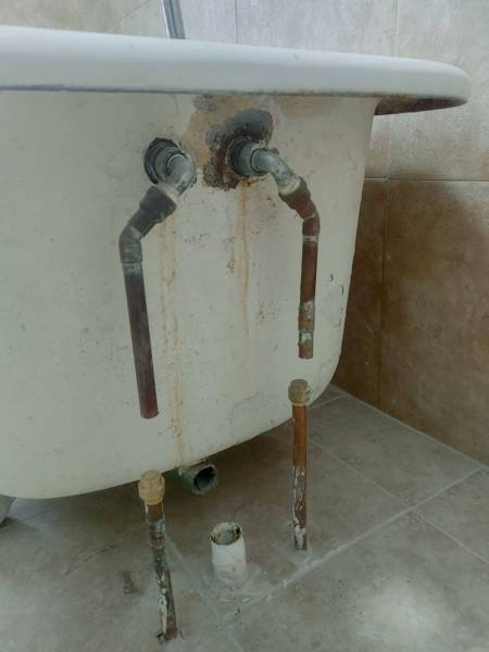 Plumbing job completed by the Word Of Mouth Plumbing team