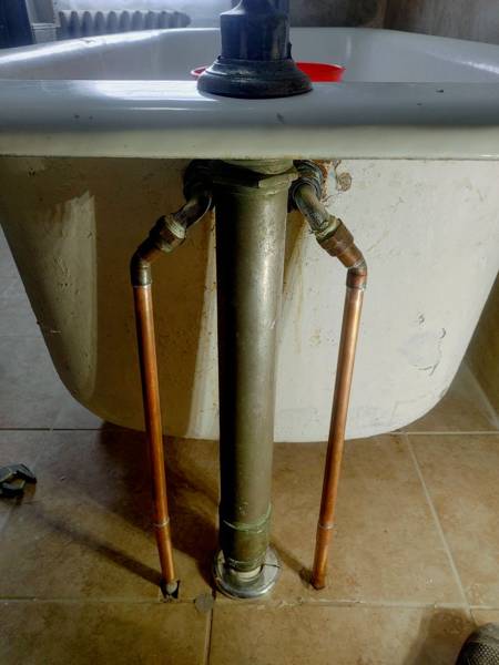 Plumbing job completed by the Word Of Mouth Plumbing team