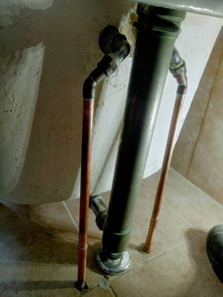 Plumbing job completed by the Word Of Mouth Plumbing team