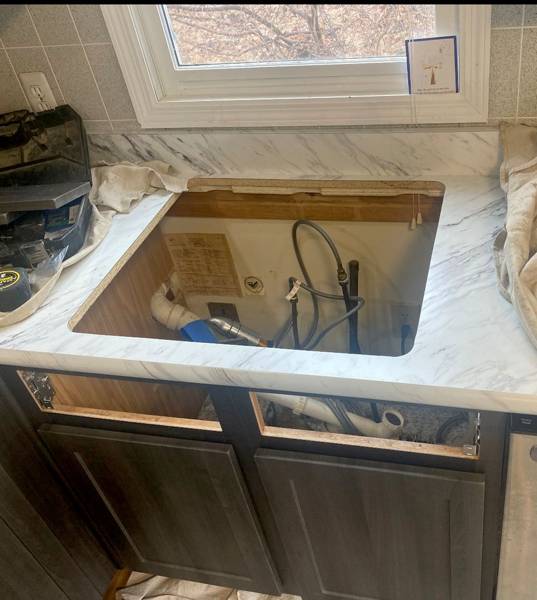 Plumbing job completed by the Word Of Mouth Plumbing team