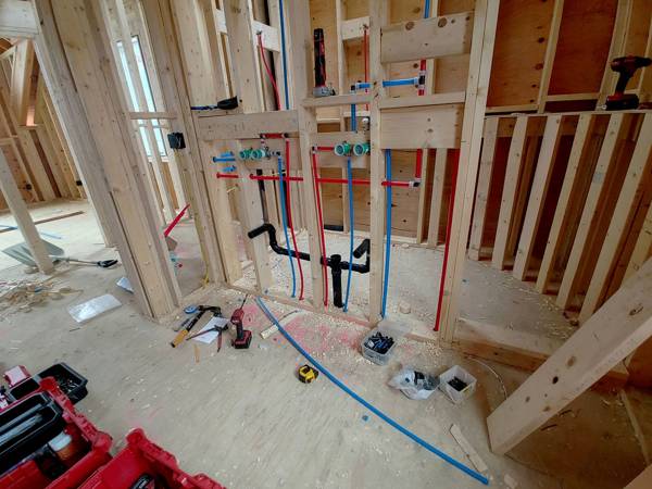 Plumbing job completed by the Word Of Mouth Plumbing team