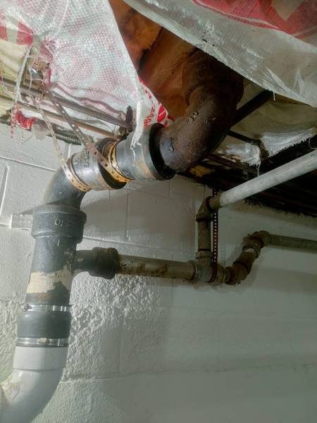Plumbing job completed by the Word Of Mouth Plumbing team