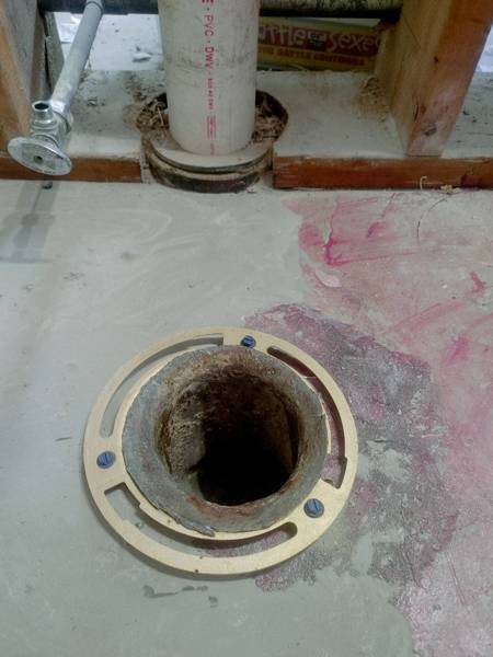 Plumbing job completed by the Word Of Mouth Plumbing team