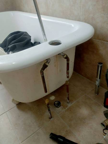 Plumbing job completed by the Word Of Mouth Plumbing team