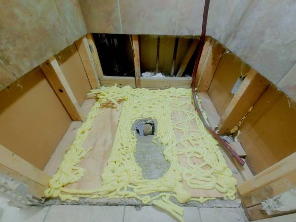 Plumbing job completed by the Word Of Mouth Plumbing team