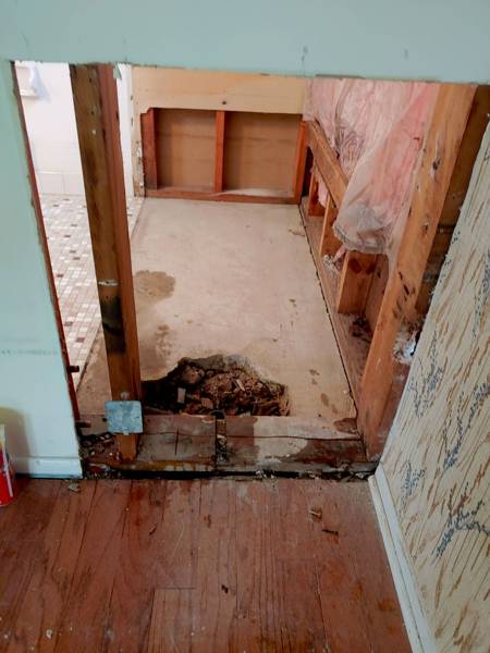 Plumbing job completed by the Word Of Mouth Plumbing team