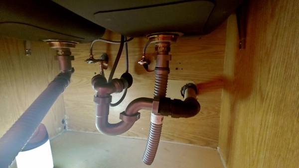 Plumbing job completed by the Word Of Mouth Plumbing team