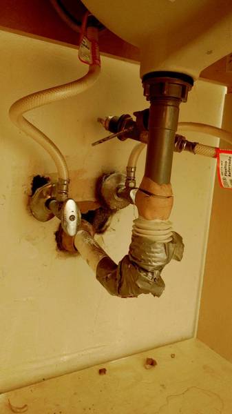 Plumbing job completed by the Word Of Mouth Plumbing team