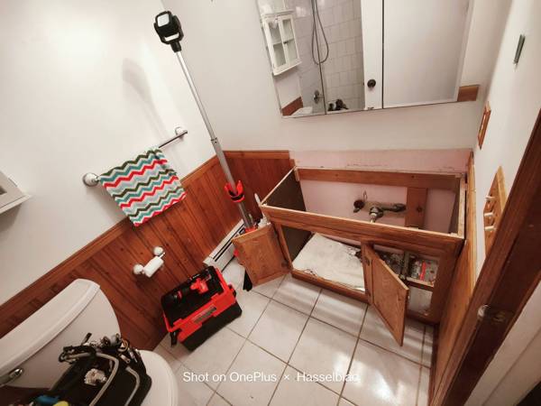 Plumbing job completed by the Word Of Mouth Plumbing team