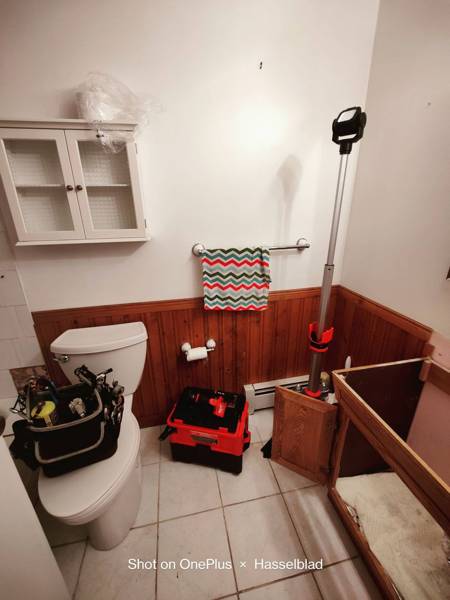 Plumbing job completed by the Word Of Mouth Plumbing team