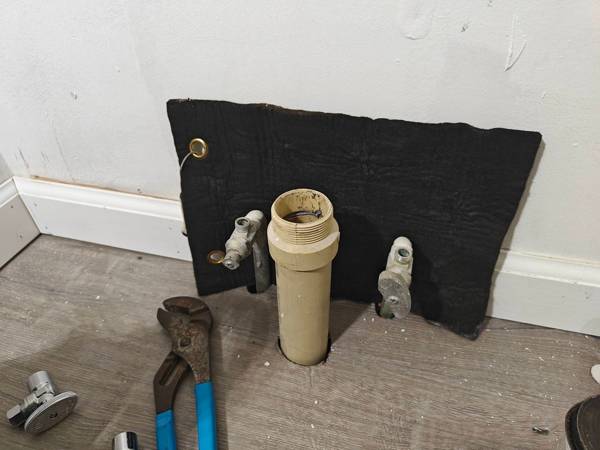 Plumbing job completed by the Word Of Mouth Plumbing team