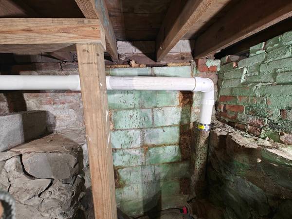 Plumbing job completed by the Word Of Mouth Plumbing team