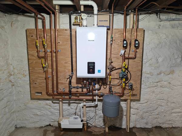 Plumbing job completed by the Word Of Mouth Plumbing team