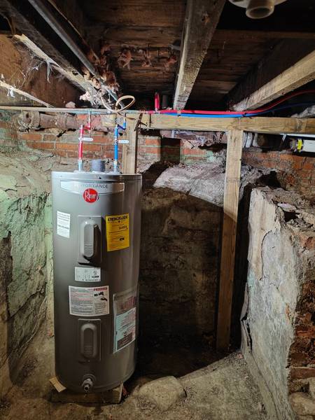 Plumbing job completed by the Word Of Mouth Plumbing team