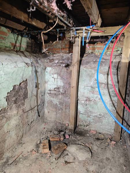 Plumbing job completed by the Word Of Mouth Plumbing team