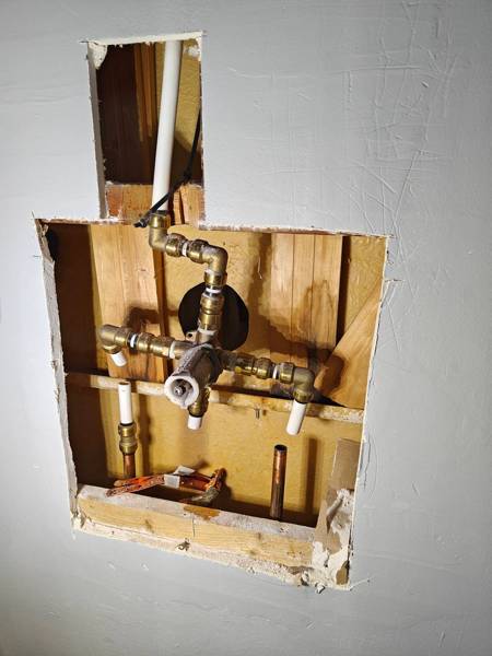 Plumbing job completed by the Word Of Mouth Plumbing team