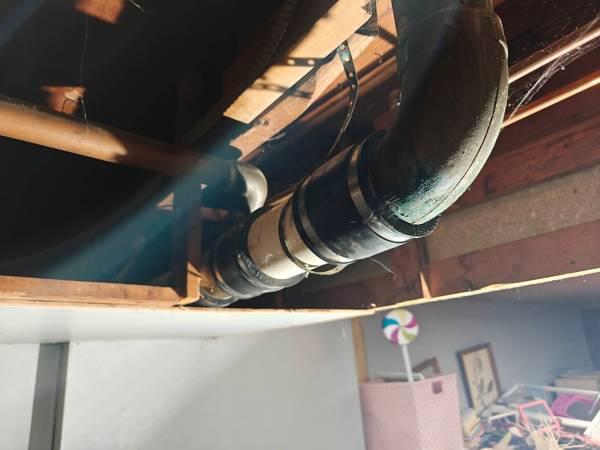 Plumbing job completed by the Word Of Mouth Plumbing team
