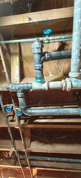 Plumbing job completed by the Word Of Mouth Plumbing team