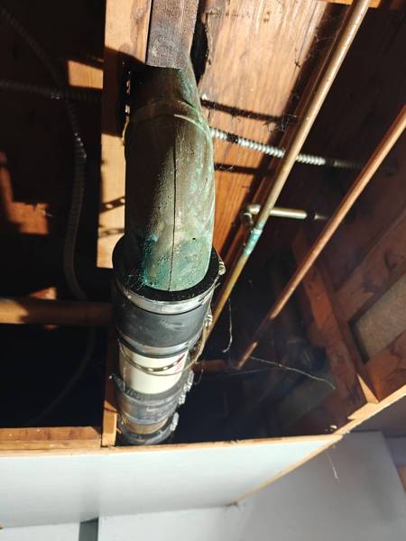 Plumbing job completed by the Word Of Mouth Plumbing team