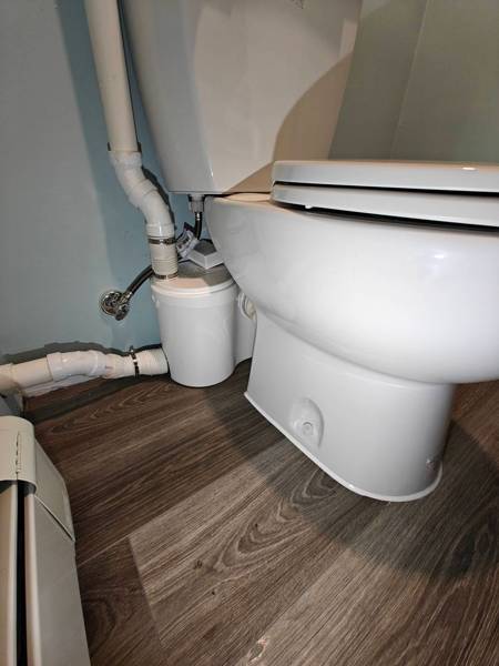 Plumbing job completed by the Word Of Mouth Plumbing team