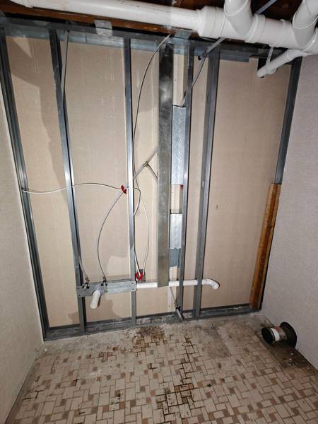 Plumbing job completed by the Word Of Mouth Plumbing team