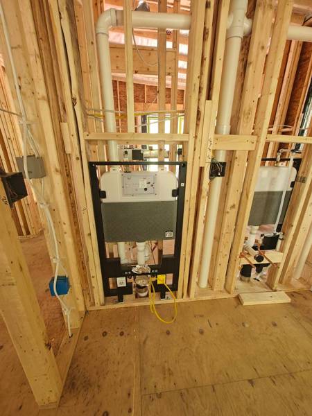 Plumbing job completed by the Word Of Mouth Plumbing team