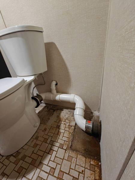 Plumbing job completed by the Word Of Mouth Plumbing team