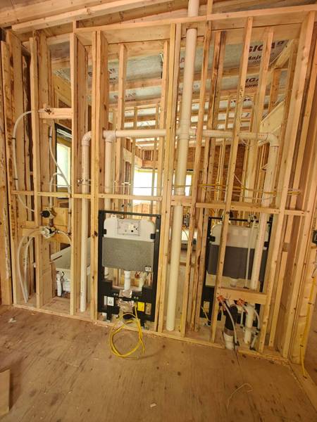 Plumbing job completed by the Word Of Mouth Plumbing team